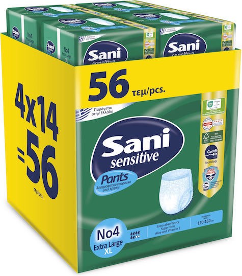 Sani Sensible Inkontinenz-Unterwäsche XLarge 56Einheiten