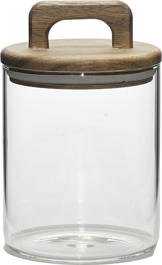 ArteLibre General Use Glass Jar with Lid Transparent 650ml
