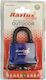 Waterproof Security Rarlux Plastic Brass Padlock with Key 50mm