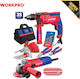 WorkPro Power Tool Set with Case 39pcs