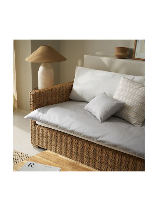 Gofis Home Decorative Pillow Case 100% Cotton Gray 80x200cm