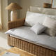 Gofis Home Decorative Pillow Case 100% Cotton Gray 80x200cm