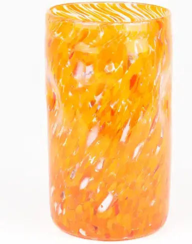 Murano Go.to Spotted Glass Orange Mug 300ml
