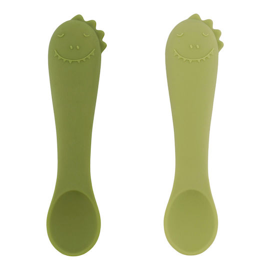 Trixie Baby Set with Silicone Spoons for 4+ Months