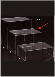 Τραπεζάκι Bιτρίνας Plexiglass Π 40x60x40cm 165.031.0130.11