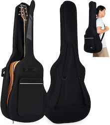 Case Classical Acoustic Guitar Durable Reinforced Side Front Handle Sheet Music Pocket Waterproof Oxford Material Washable At 30°c Dimensions 107 X 41.5 X 10 Cm Black Case Classical Acoustic Guitar Durable Reinforced Side Front Handle Sheet Music Pocket Waterproof Oxford Material Washable At 30°c Dimensions 107 X 41.5 X 10 Cm Black