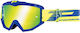 Μάσκα Μοτοσυκλέτας Pro Grip Atzaki Mx Μπλέ Πράσινο Fluo