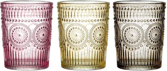 Viosarp Vintage Σετ Ποτήρια Νερού από Γυαλί 300ml 5206753052104 6τμχ