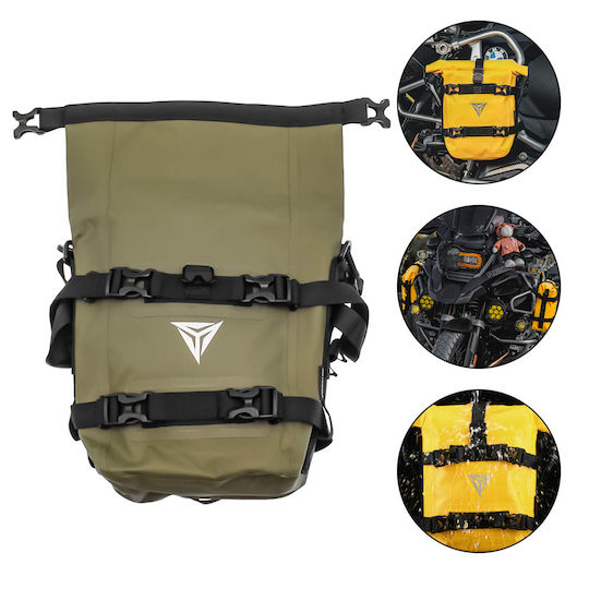 Motowolf MDL0715 Bag for Motorcycle Protection Rails 8lt Green