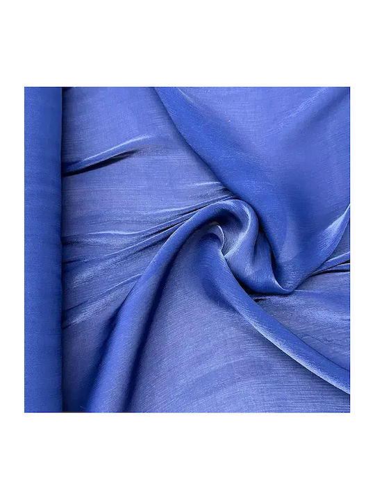 Decoration Fabric Satin By Meter Width 145cm Blue