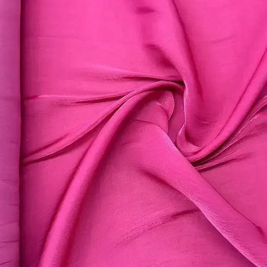 Decoration Fabric Satin By Meter Width 145cm Fuchsia