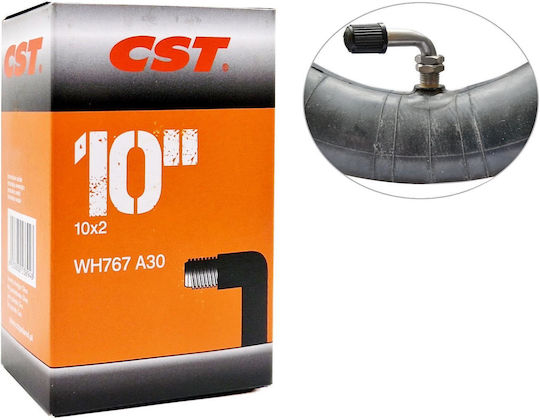 Bicycle Inner Tube 10x2 Cst Wh767 90-degree Valve