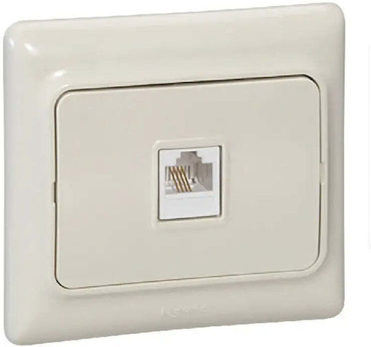 Rj11 Telephone Socket 782144 Kaptika Legrand Cream