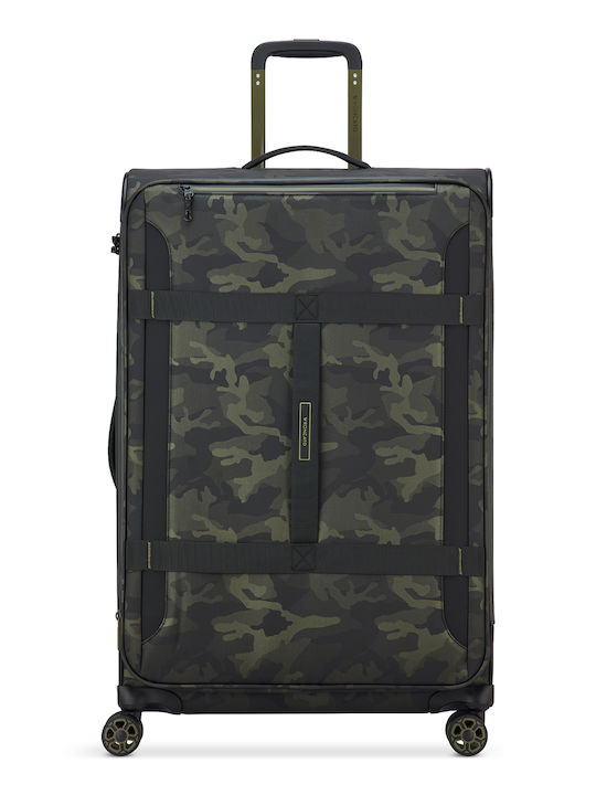 Roncato Large Camouflage Travel Suitcase With 4...