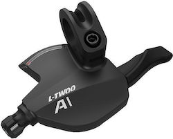 L-twoo A1 3-speed Left Black Gear Lever Mtb