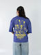 Damen Oversized T-Shirt Lila
