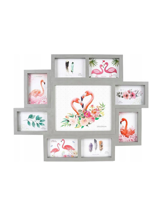 Fandy Wall Photo Frame Plastic with Gray Frame