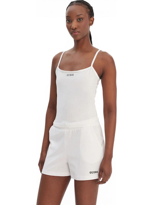Guess Women's Cotton Blouse with Spaghetti Stra...