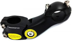 Promax 28.6 128mm Black Bicycle Stem