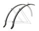 26" Spencer Black Vinyl Bicycle Mudguards