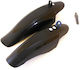 12-16" Black Motorcycle Mudguards Spencer