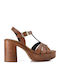 Leather Tabac Brown Sandals