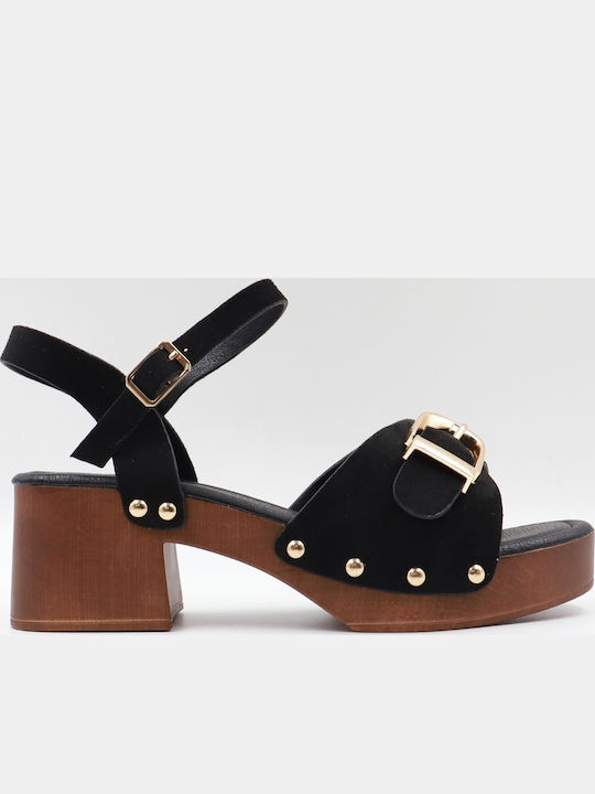 Sweetshoes Damen Sandalen Schwarz