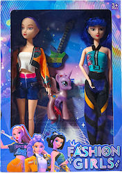 KPOP Demon Hunters Set 2 Dolls Figure Rumi & Zoey 35 cm with Unicorn and Guitar 51520-3