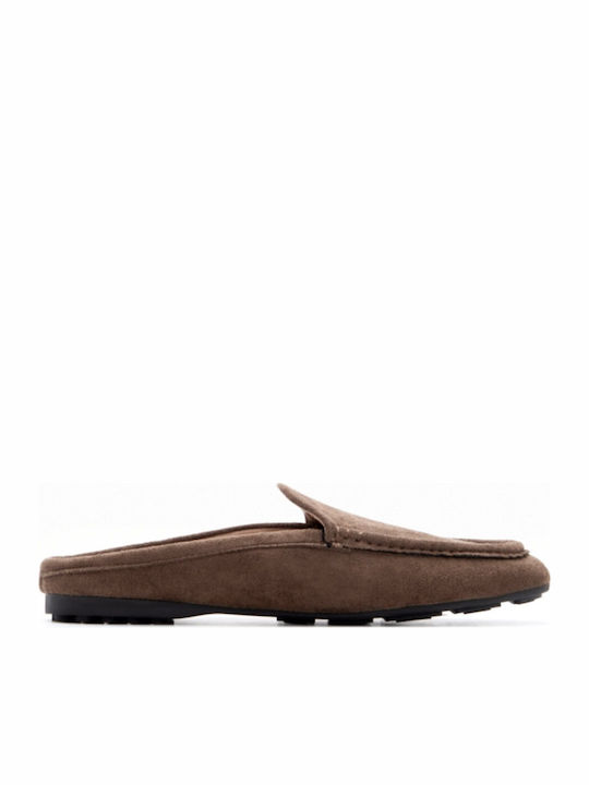 Stephan Shoes Stephan Shoes Damen Pantoletten mit Absatz in Braun Farbe