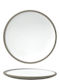 Ready Beta Shallow Serving Plate Made of Porcelain White with Diameter 26.2cm 6 Pieces