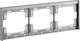 Triple Frame Gray Slim Line Elbulgaria 70030 Gy