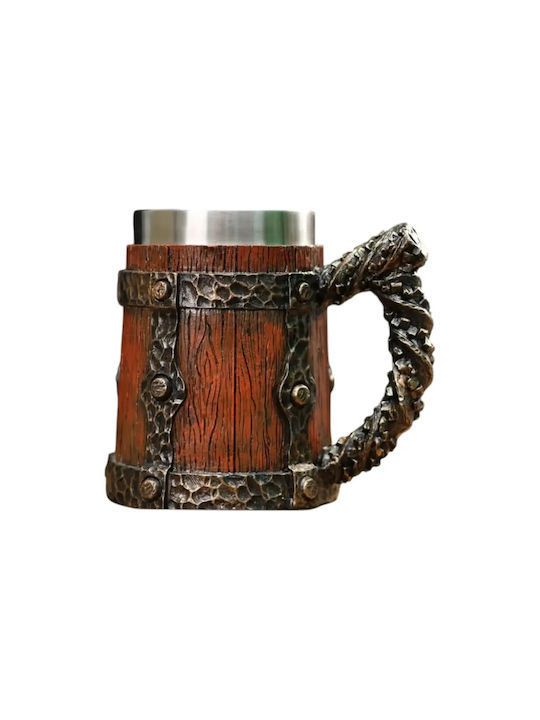 Glass Beer / Cocktail/Drinking / Water / Coffee/Freddo from Inox Steel in Brown Color ac10031