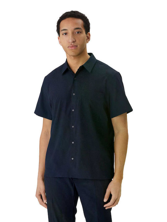 Calvin Klein Kurzärmeliges Herrenhemd Blau