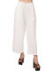 Women's Fabric Trousers White