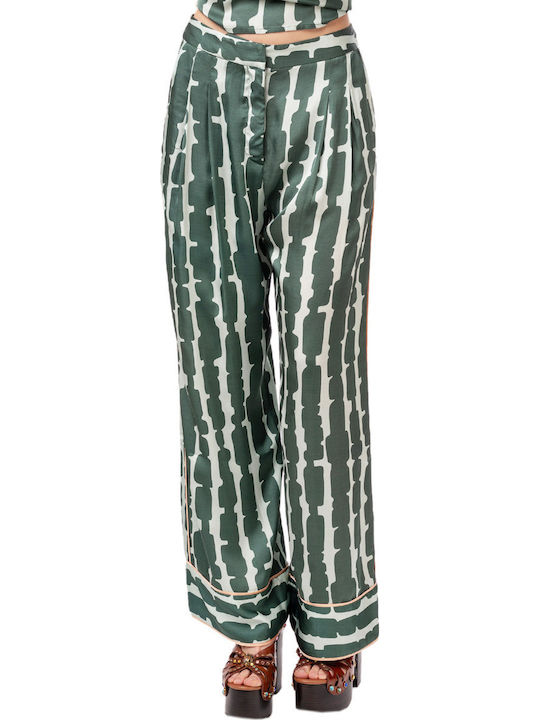 MY T Women's Fabric Trousers