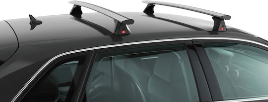Car Roof Bars Fabbri Aluminum 126 Cm Set 6540019-6530020-6520409