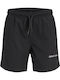 Jack & Jones Junior Παιδικό Μαγιό Βερμούδα / Σορτς Μαύρο