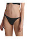 Slip Bikini Cu Dantelă Negru