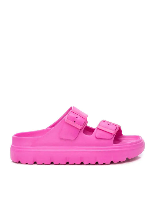 Дамски Сандали Flatforms Фуксия