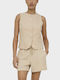 Beige Women's Vest