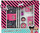 Kids Stationery Set with Pencil Sharpener Eraser Notebook Ruler Pencil Case and Pencil Box 8 Pieces