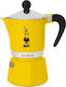 Bialetti Moka Кафеварка За Еспресо 6 Чаши Жълта