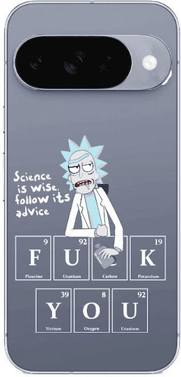 Google Pixel 10 Rick Scince Is Wise Transparent Silicone Tpu Θήκη