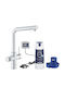 Grohe Pure Minta Kitchen Faucet Counter Silver