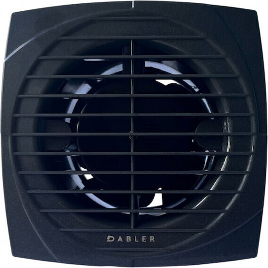 Dabler Standard Ventilator De Perete Pentru Baie 100mm Gri