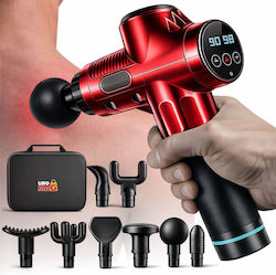 Linomag Linomag Massagepistole für Nacken, Kopf, Rücken, Beine und Körper mit Vibrationsfunktion Rot Linomag Linomag Massagepistole für Nacken, Kopf, Rücken, Beine und Körper mit Vibrationsfunktion Rot