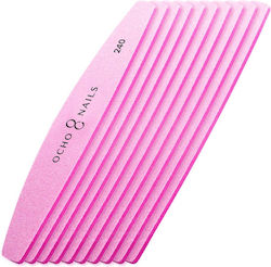 Set 10 Nail File Refills Ocho Nails 240"
