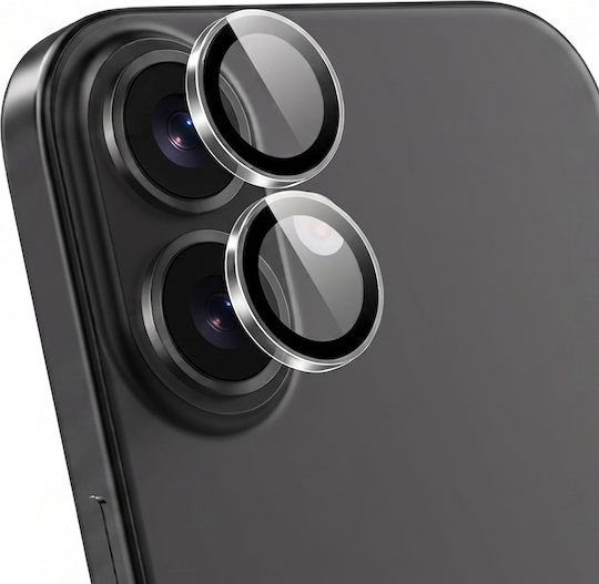 Force Glass Удароустойчив Протектор За Камера Закалено Стъкло Iphone 17 16 16 Plus Прозрачен