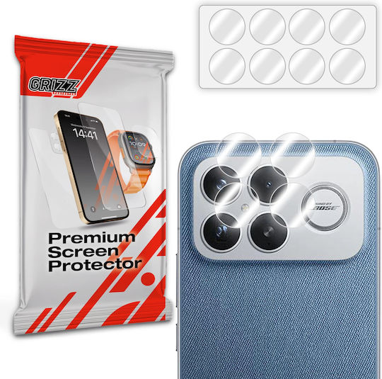 Set 2 Grizzglass Hybridglass Camera Lens Protectors Compatible Xiaomi Poco F8 Ultra Transparent