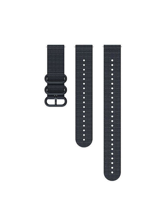Textil Blaues Tragbare Band Suunto Smartwatch 22mm Explore 1 Textilband Mitternachtsblau M+l